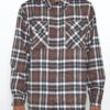 Men’s Plaid Flannel Shirt – Regular Fit with Chest Pockets
