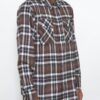 Men’s Plaid Flannel Shirt – Regular Fit with Chest Pockets