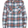 Men’s Plaid Flannel Shirt – Regular Fit with Chest Pockets