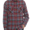 Men’s Plaid Flannel Shirt – Regular Fit with Chest Pockets