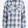 Checker Plaid Flannel Shirt – Long Sleeve for Men