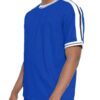 Men’s Striped Tape Short-Sleeve Cotton T-Shirt