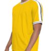 Men’s Striped Tape Short-Sleeve Cotton T-Shirt