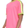 Men’s Striped Tape Short-Sleeve Cotton T-Shirt