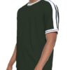 Men’s Striped Tape Short-Sleeve Cotton T-Shirt