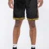 Status Print Velour Suede Shorts – Elastic Logo Waistband