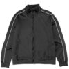 Men’s Side-Pipe Track Jacket with White Contrast Piping