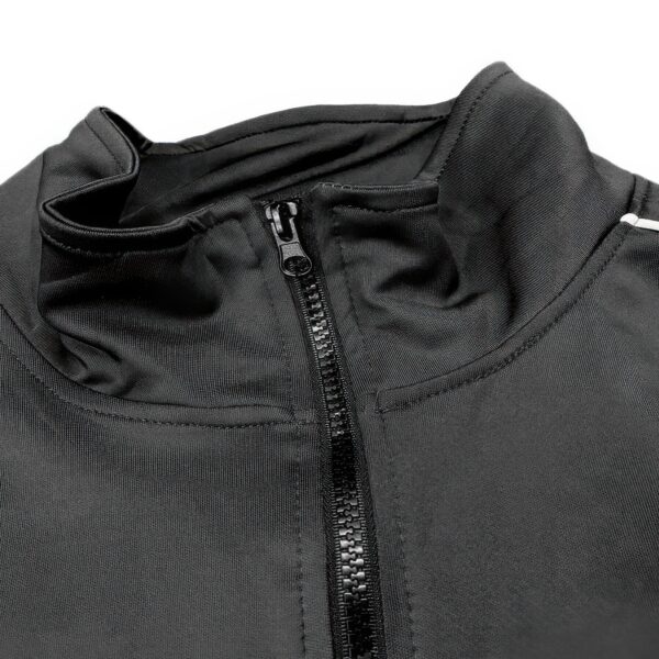 Men’s Side-Pipe Track Jacket with White Contrast Piping