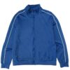 Men’s Side-Pipe Track Jacket with White Contrast Piping