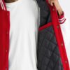 Melton Letterman Varsity Jacket with PU Sleeves