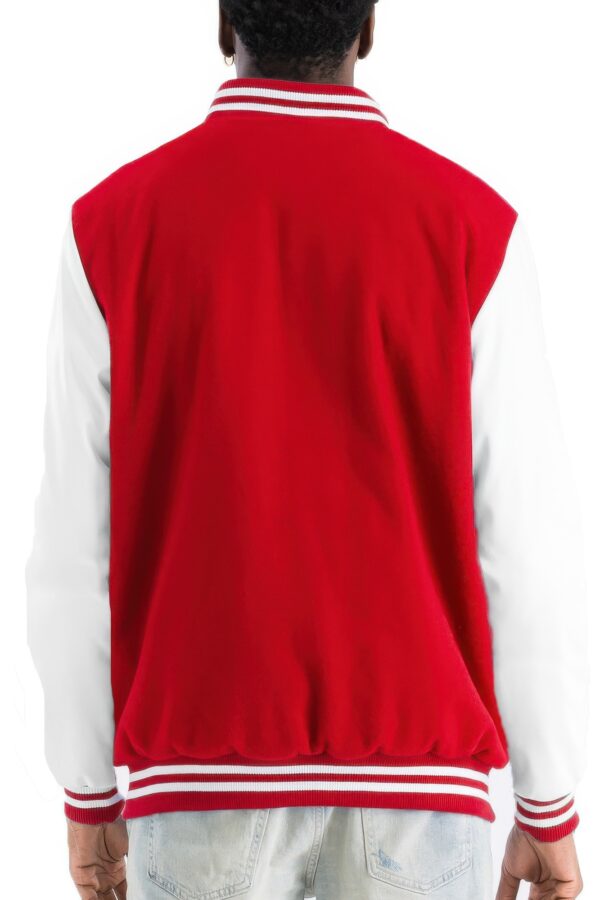 Melton Letterman Varsity Jacket with PU Sleeves