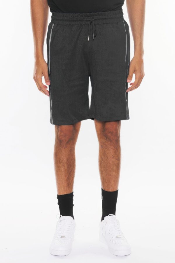 Men’s Taped Stripe Shorts – Side Tape Detail