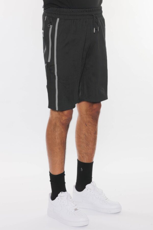 Men’s Taped Stripe Shorts – Side Tape Detail