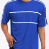 Round Neck Tape Stripe T-Shirt – Shoulder Tape Detail