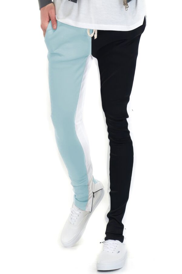 Two-Tone Color Block Track Joggers – Men’s Activewear