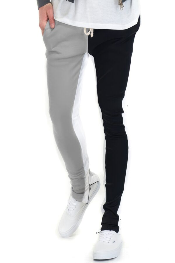Two-Tone Color Block Track Joggers – Men’s Activewear