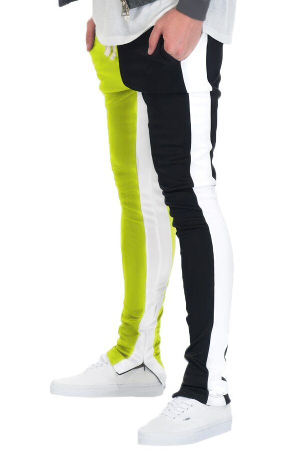 Two-Tone Color Block Track Joggers – Men’s Activewear