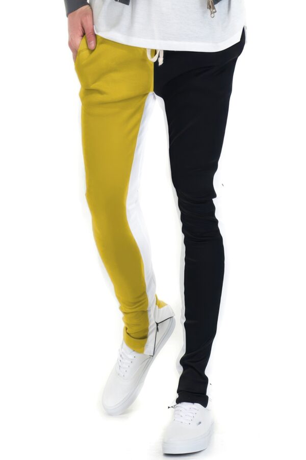 Two-Tone Color Block Track Joggers – Men’s Activewear