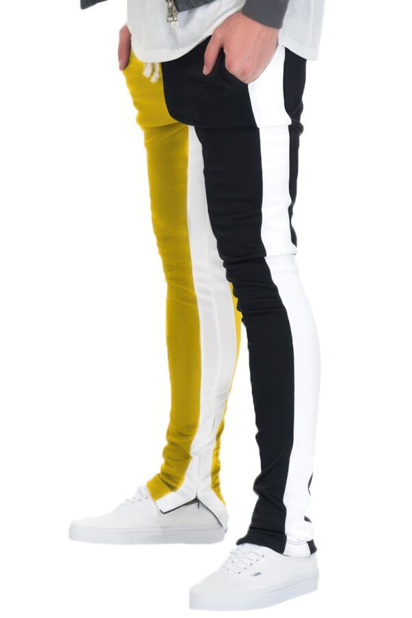Two-Tone Color Block Track Joggers – Men’s Activewear