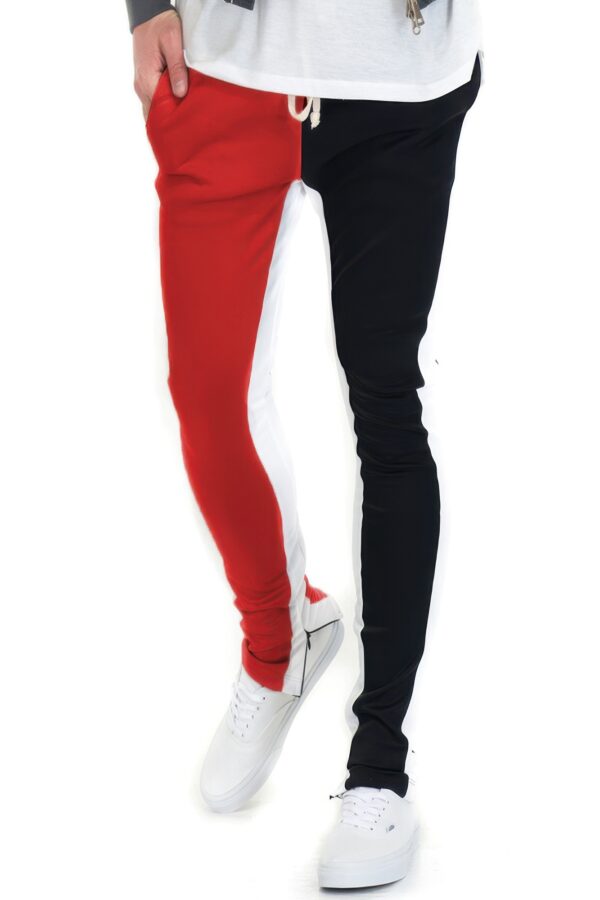 Two-Tone Color Block Track Joggers – Men’s Activewear
