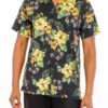 Men’s Floral Button-Down Shirt – LA Woven Polyester