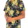 Men’s Floral Button-Down Shirt – LA Woven Polyester