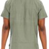 Men’s Short-Sleeve Solid Button Shirt with Chest Pocket