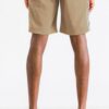 Snake Print Track Shorts with Zipper Pockets
