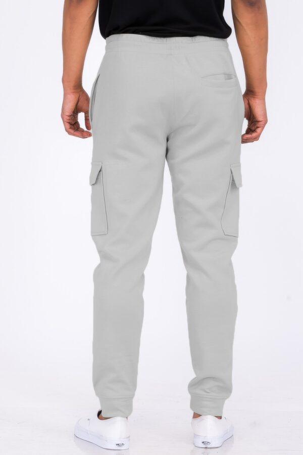Mens Cargo Joggers with Velcro Pockets
