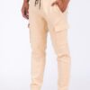 Mens Cargo Joggers with Velcro Pockets