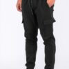 Mens Cargo Joggers with Velcro Pockets