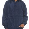 Men’s Color Block Anorak – Quarter-Zip Pullover Windbreaker