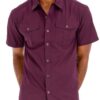 Two-Pocket Short Sleeve Shirt with Branded Buttons