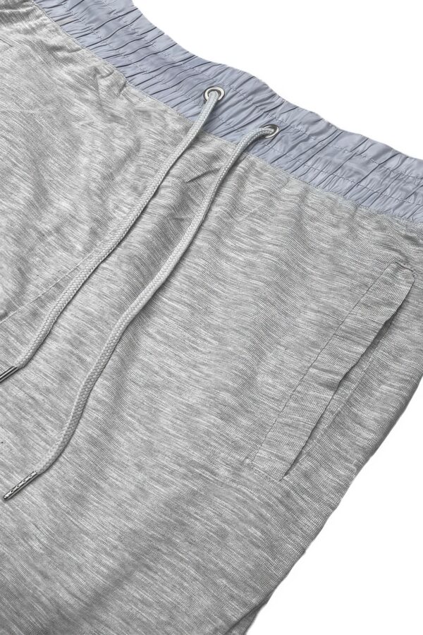 Heathered Cotton Blend Joggers – Cargo Snap Pocket