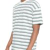 Striped Round Neck T-Shirt – 100% Cotton