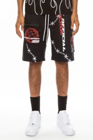 Hype Official Print Men’s Shorts – Elastic Drawstring Waist