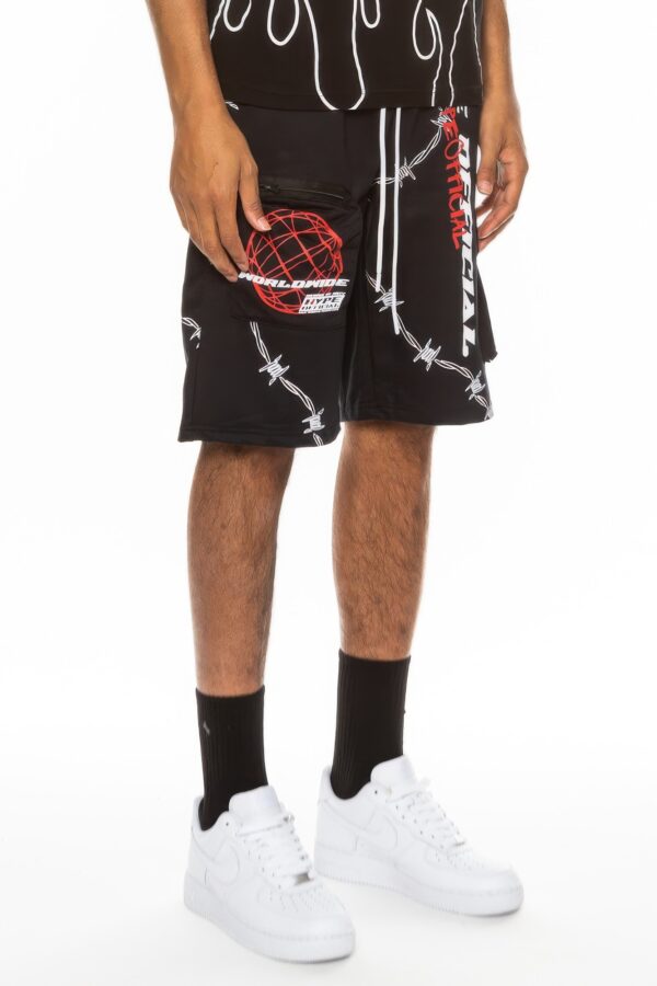 Hype Official Print Men’s Shorts – Elastic Drawstring Waist