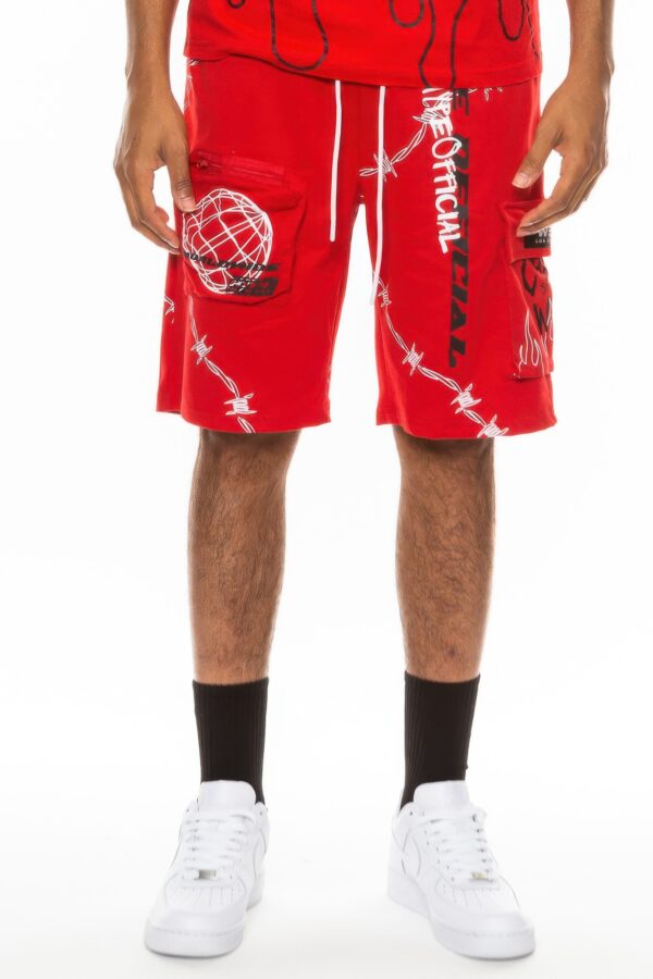 Hype Official Print Men’s Shorts – Elastic Drawstring Waist