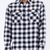 Regular Fit Cotton-Blend Plaid Flannel Shirt