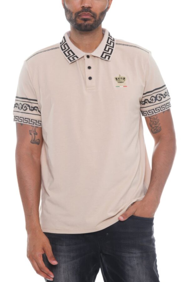 Polo Button-Down Shirt with Embroidered Chest – Version Couture