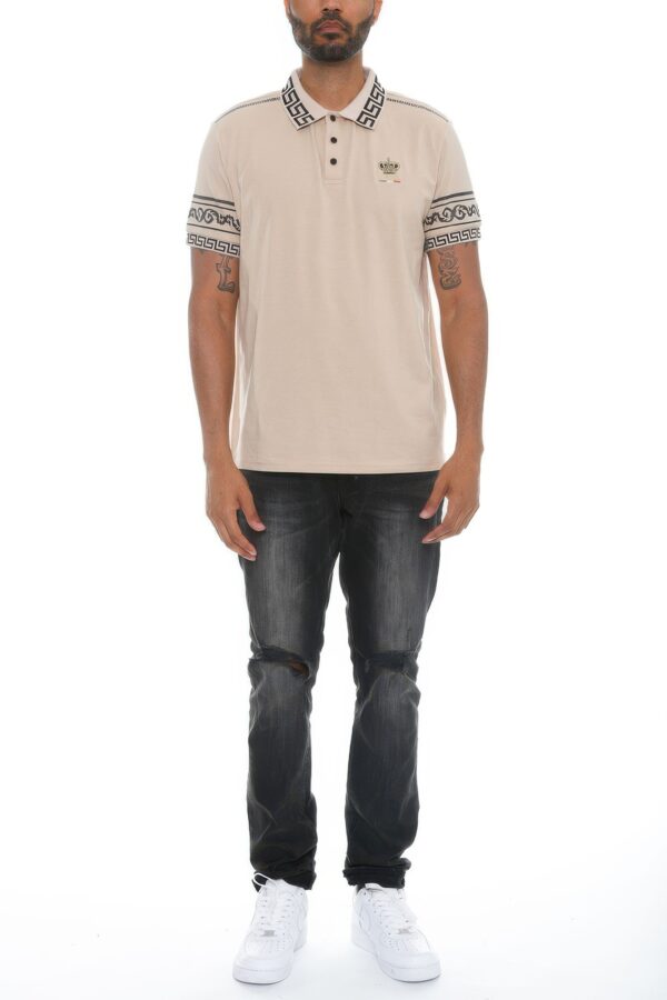 Polo Button-Down Shirt with Embroidered Chest – Version Couture