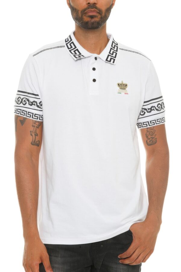 Polo Button-Down Shirt with Embroidered Chest – Version Couture