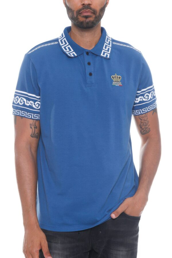 Polo Button-Down Shirt with Embroidered Chest – Version Couture