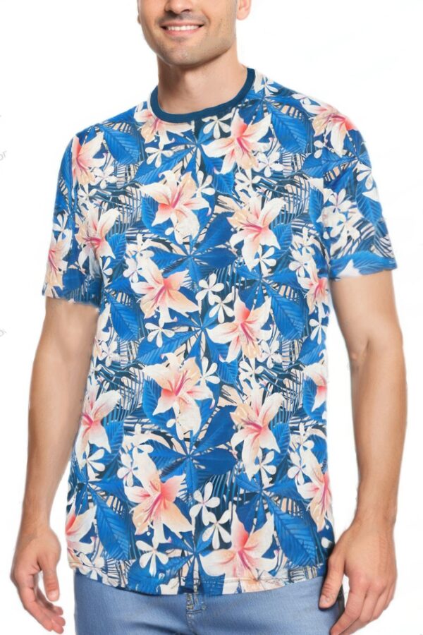 Allover Print Short-Sleeve Tee – Tropical & Boat Prints