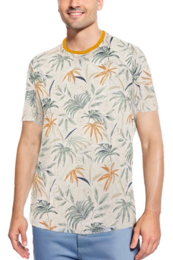 Allover Print Short-Sleeve Tee – Tropical & Boat Prints