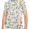 Allover Print Short-Sleeve Tee – Tropical & Boat Prints
