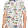 Allover Print Short-Sleeve Tee – Tropical & Boat Prints