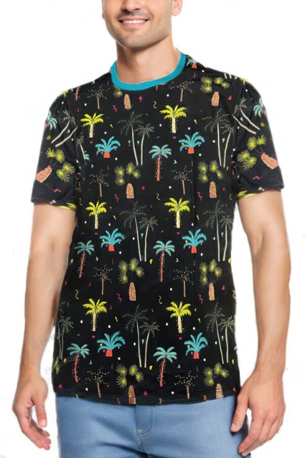 Allover Print Short-Sleeve Tee – Tropical & Boat Prints