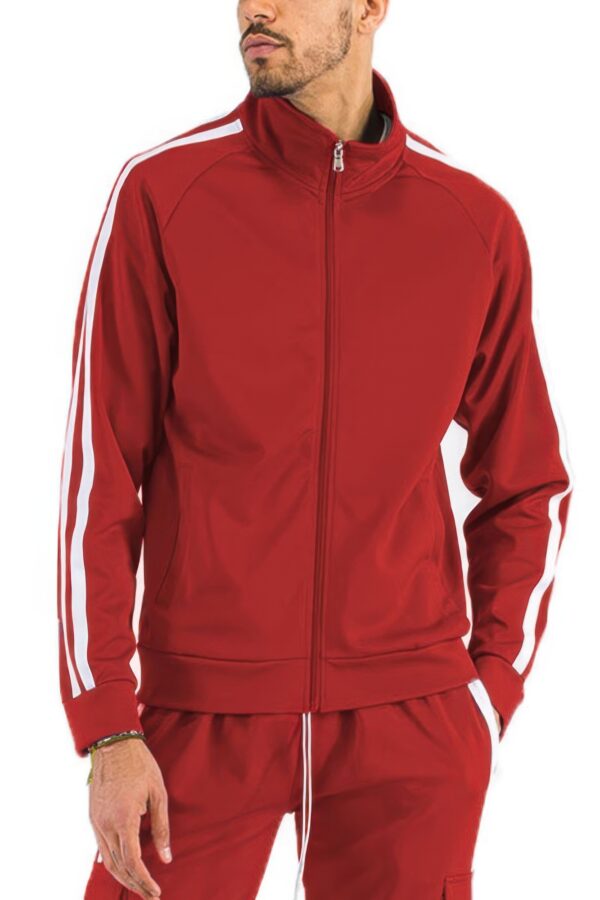 Two Stripe Track Jacket – Full-Zip Sport Jacket