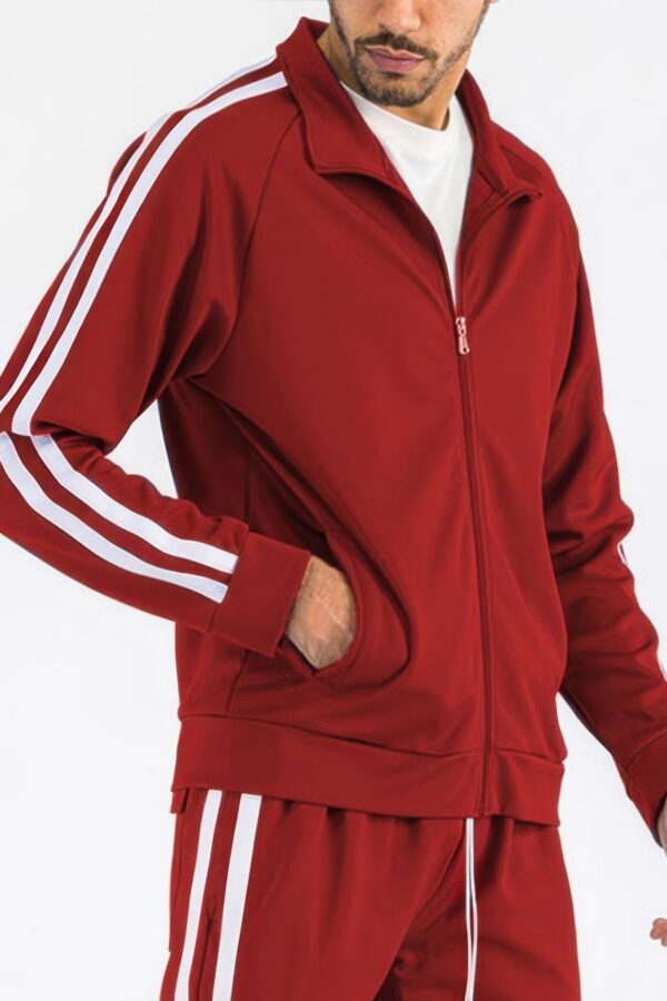 Two Stripe Track Jacket – Full-Zip Sport Jacket